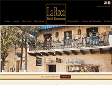 Tablet Screenshot of larocarestaurant.com